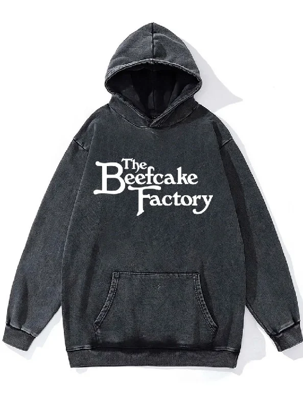 the beefcake factory Washed Gym Hoodie