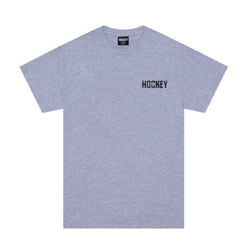 HOCKEY MERE MORTAL TEE - HEATHER GREY