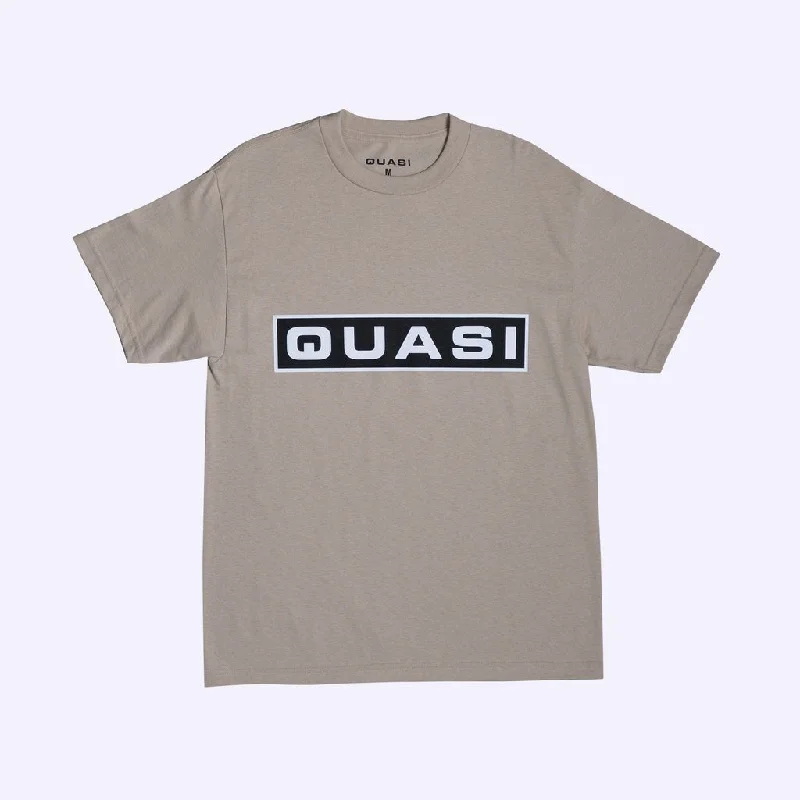 QUASI BAR LOGO TEE - SAND