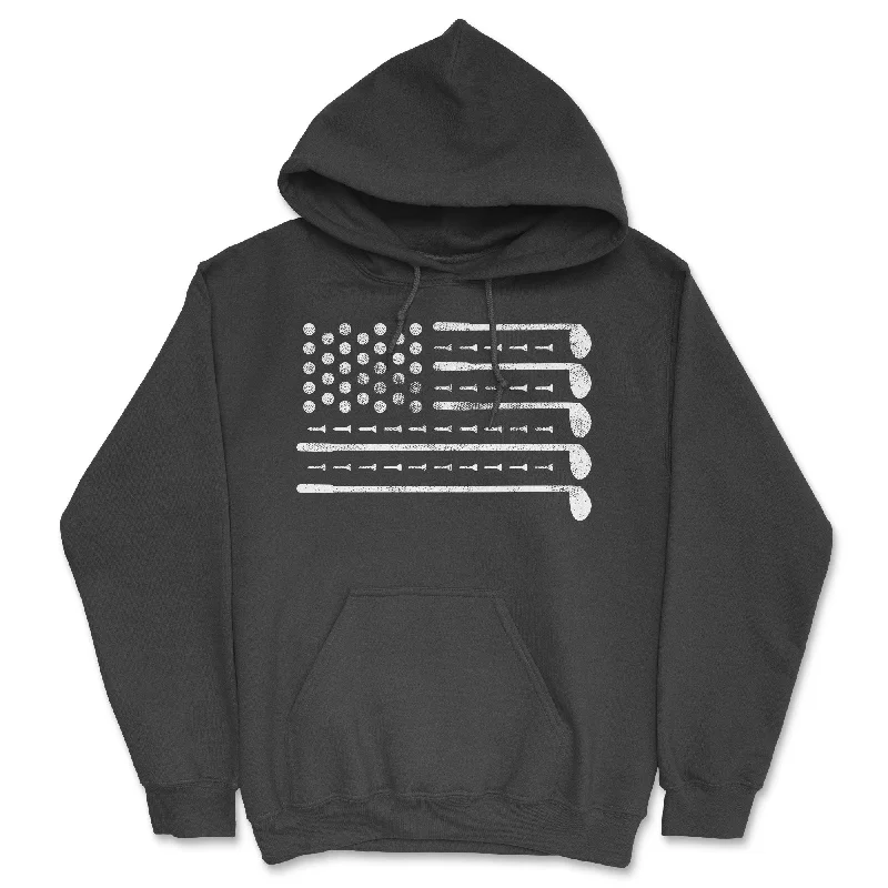 Golf American Flag Hoodie