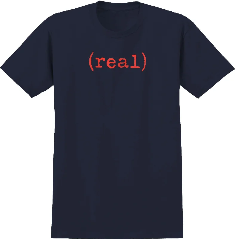 REAL LOWER TEE - NAVY RED