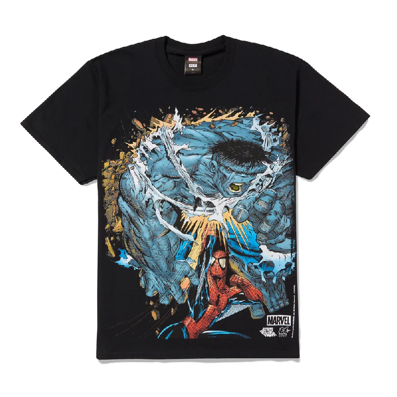 HUF X MARVEL COLLECTION BATTLE T-SHIRT // BLACK