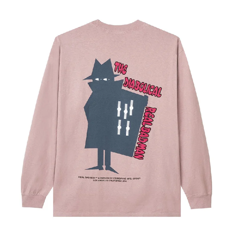 REAL BAD MAN THE DIABOLICAL RBM L/S TEE // MAUVE