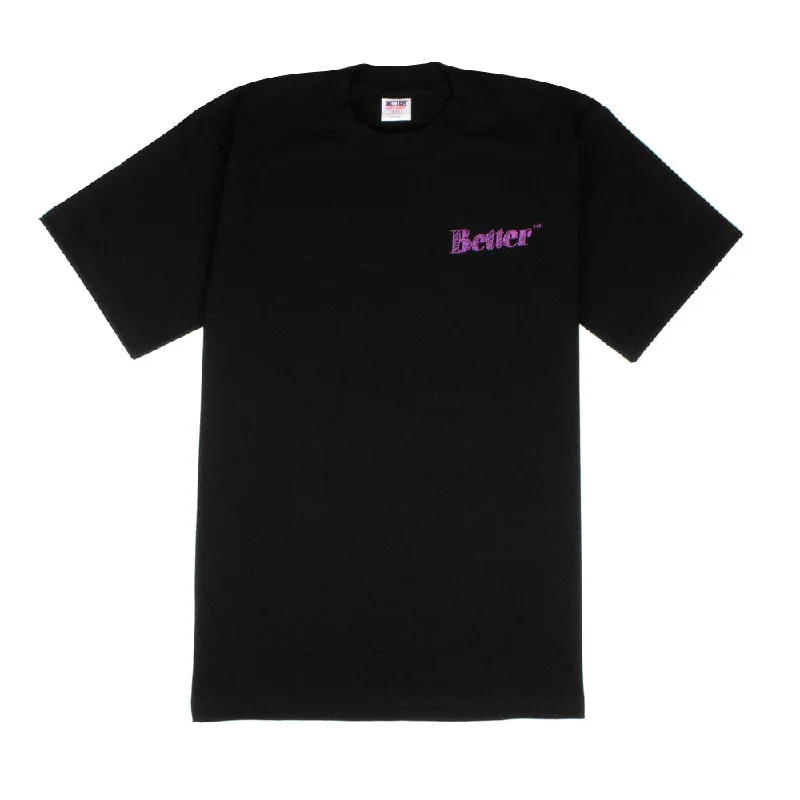 Better™ GIFT SHOP SCRIBBLE LOGO S/S T-SHIRT // BLACK