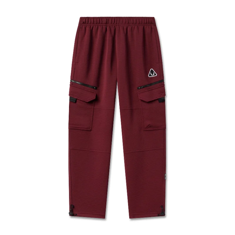 1033. Deltapeak® Cargo Cinch Jogger - Crimson