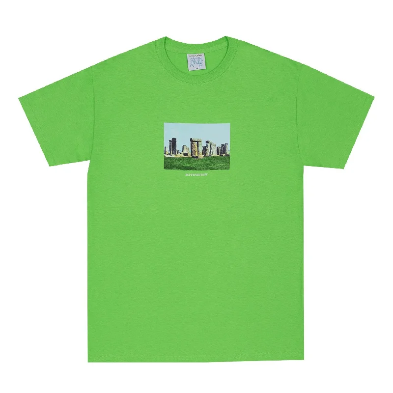 SCI-FI FANTASY STONEHEDGE TEE - LIME