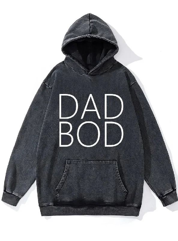 Dad Bod Washed Gym Hoodie